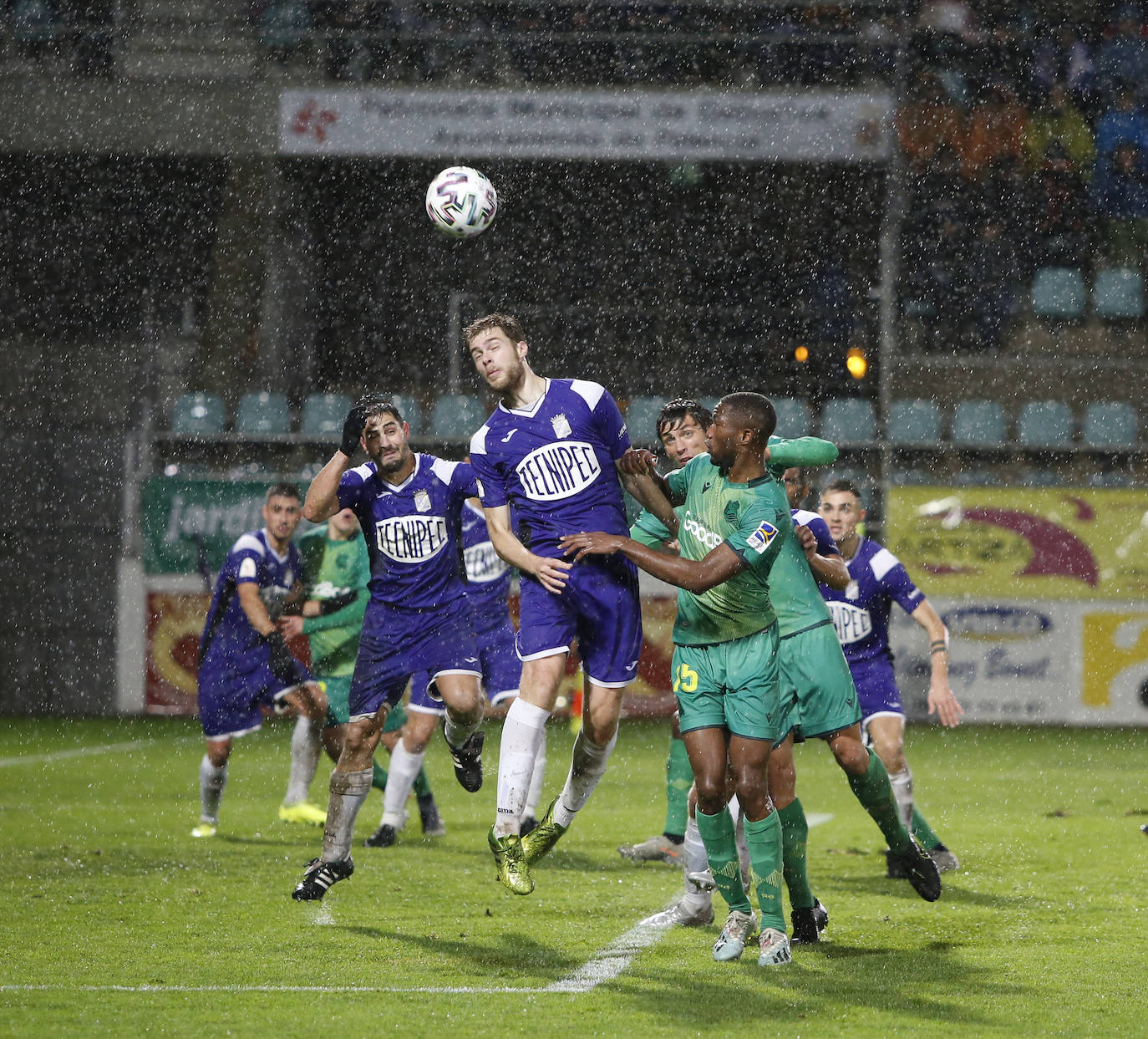 Partido de la copa del Rey en la Balastera. 