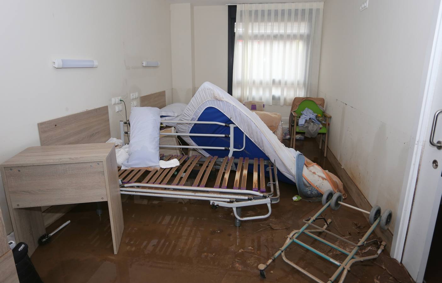 Aspecto de alguna de las dependencias de la residencia de ancianos de Barruelo de Santullán.