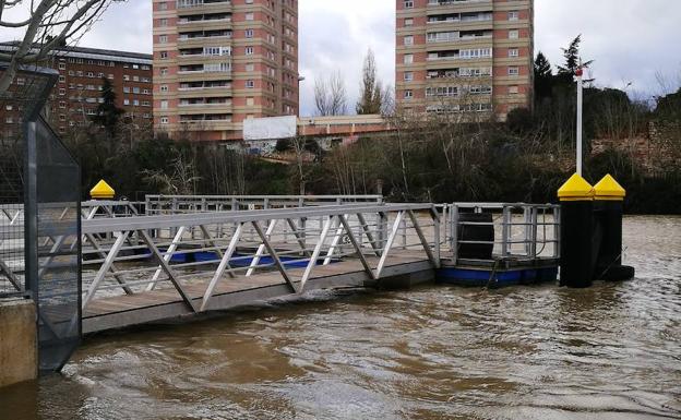 Galería. Los preparativos ante la crecida del Pisuerga.