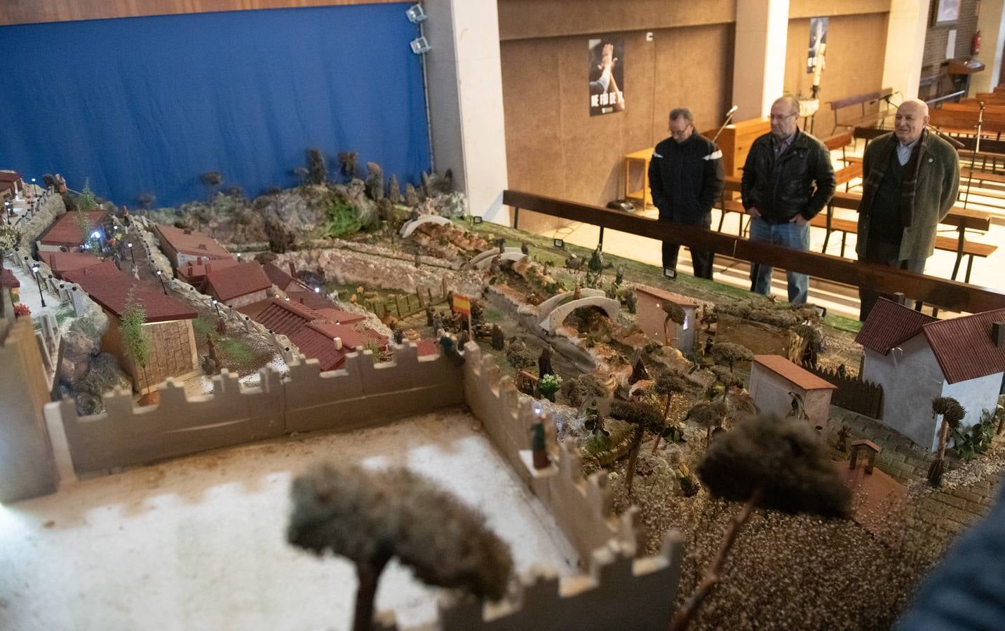 Fotos: Belén la Parroquia de San Francisco de Asís, en el barrio de Las Delicia de Valladolid
