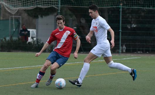 EUna acción del partido Villa de Simancas-Peñaranda, el partido de la jornada. 