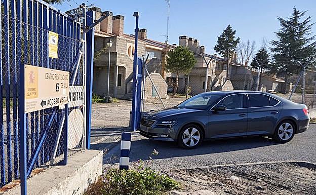 Vista de la llegada de Iñaki Urdangarín al del Centro Penitenciario de Brieva (Ávila). 