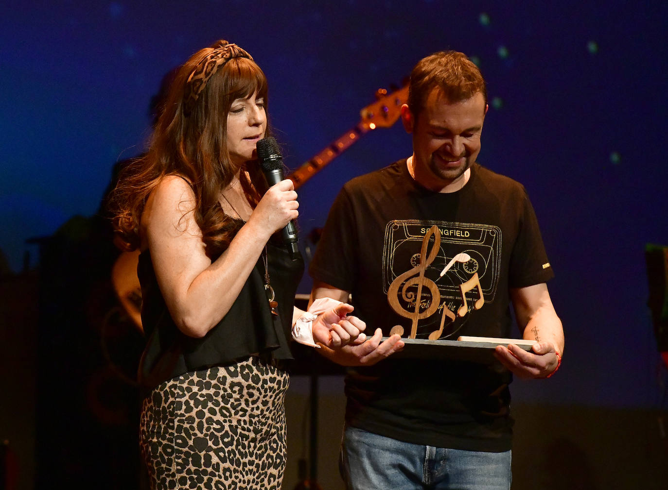 Celebración de Mira quien canta en el auditorio de El Espina. PEDRO LUIS MERINO