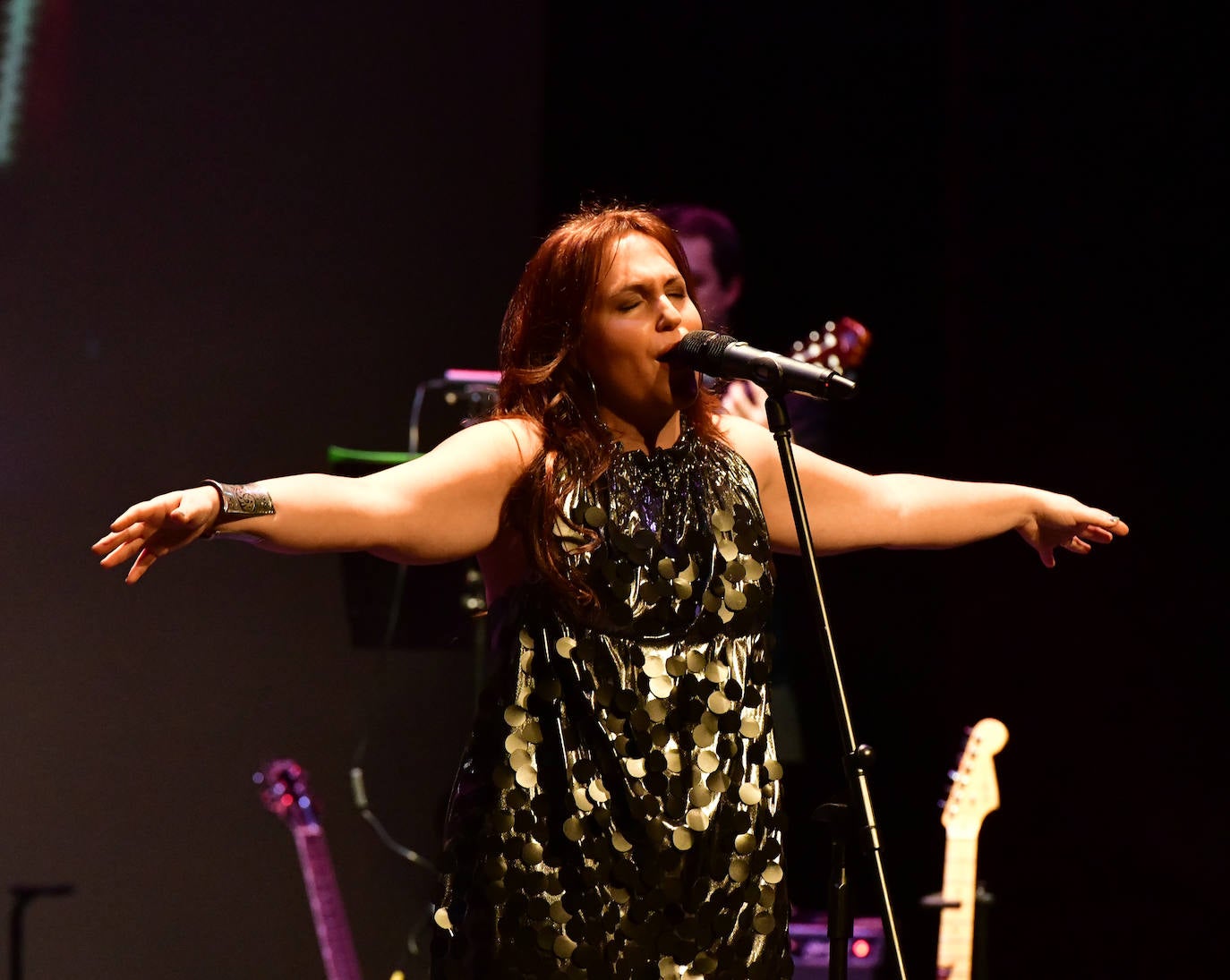 Celebración de Mira quien canta en el auditorio de El Espina. PEDRO LUIS MERINO