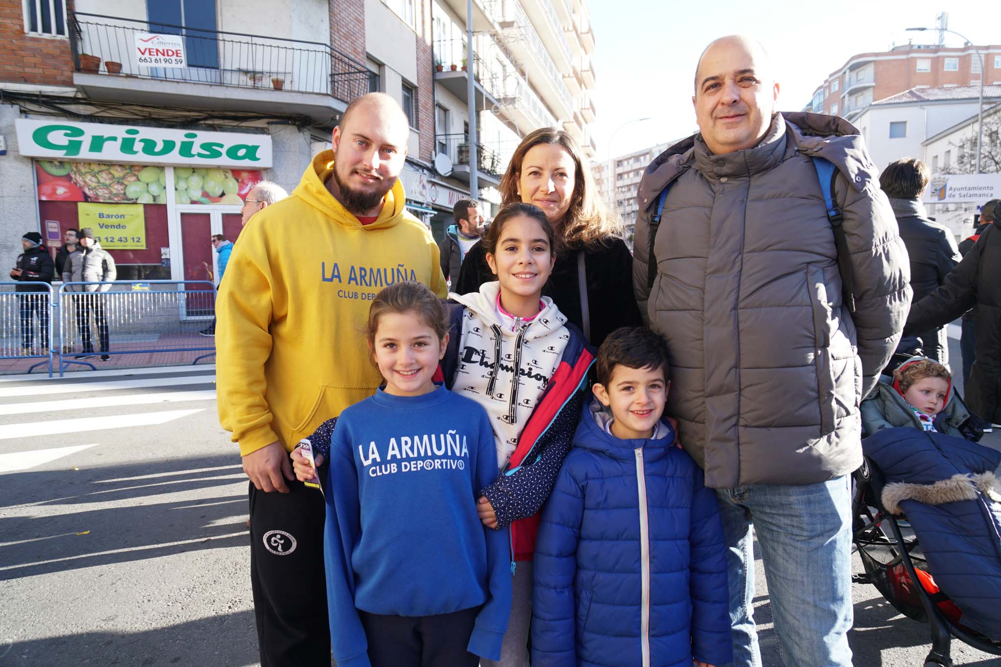 Primera carrera de niños de la San Silvestre salmantina. 