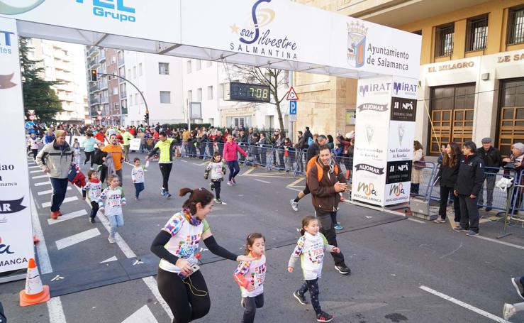 Primera carrera de niños de la San Silvestre salmantina