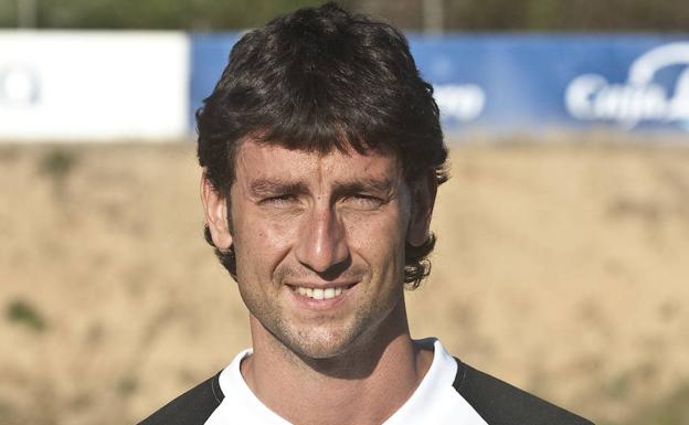 El fisioterapeuta Ricardo Pérez, en 2010, durante su etapa en el Real Valladolid.