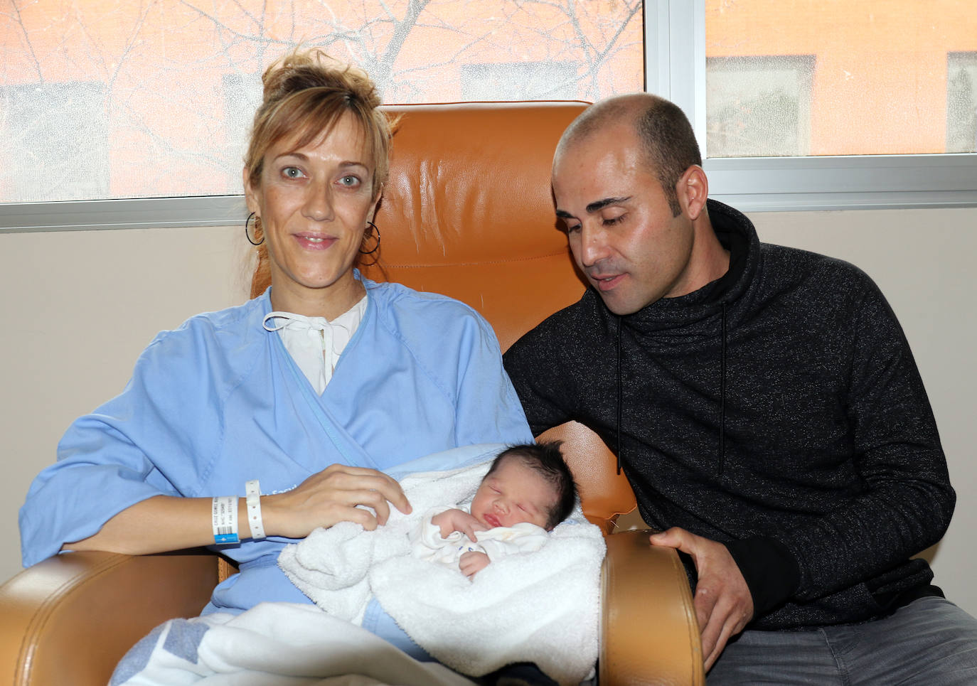 El pequeño ha nacido en la habitación 106 del Hospital Universitario Río Hortega de Valladolid, a las 0.50 horas de la madrugada de este día 1 de enero