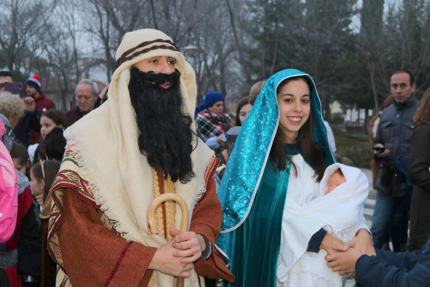 Baltanás recibe a los Reyes Magos con chocolates y roscón.
