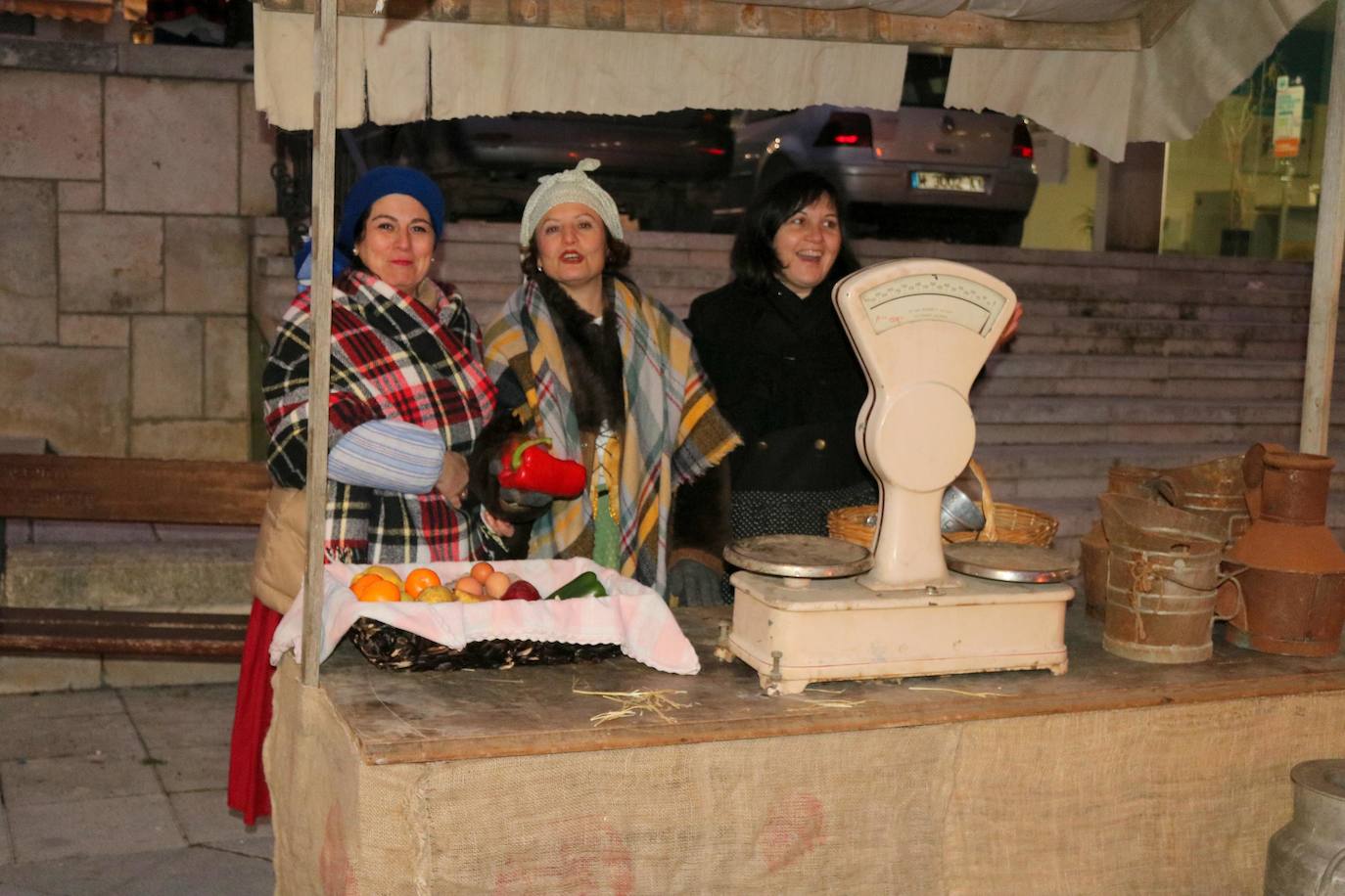 Baltanás recibe a los Reyes Magos con chocolates y roscón.