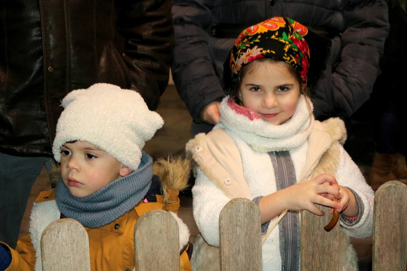 Baltanás recibe a los Reyes Magos con chocolates y roscón.