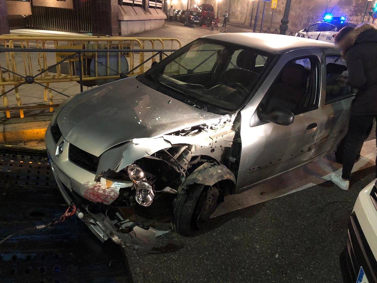 Fotos: Los daños del accidente de la calle San Quirce
