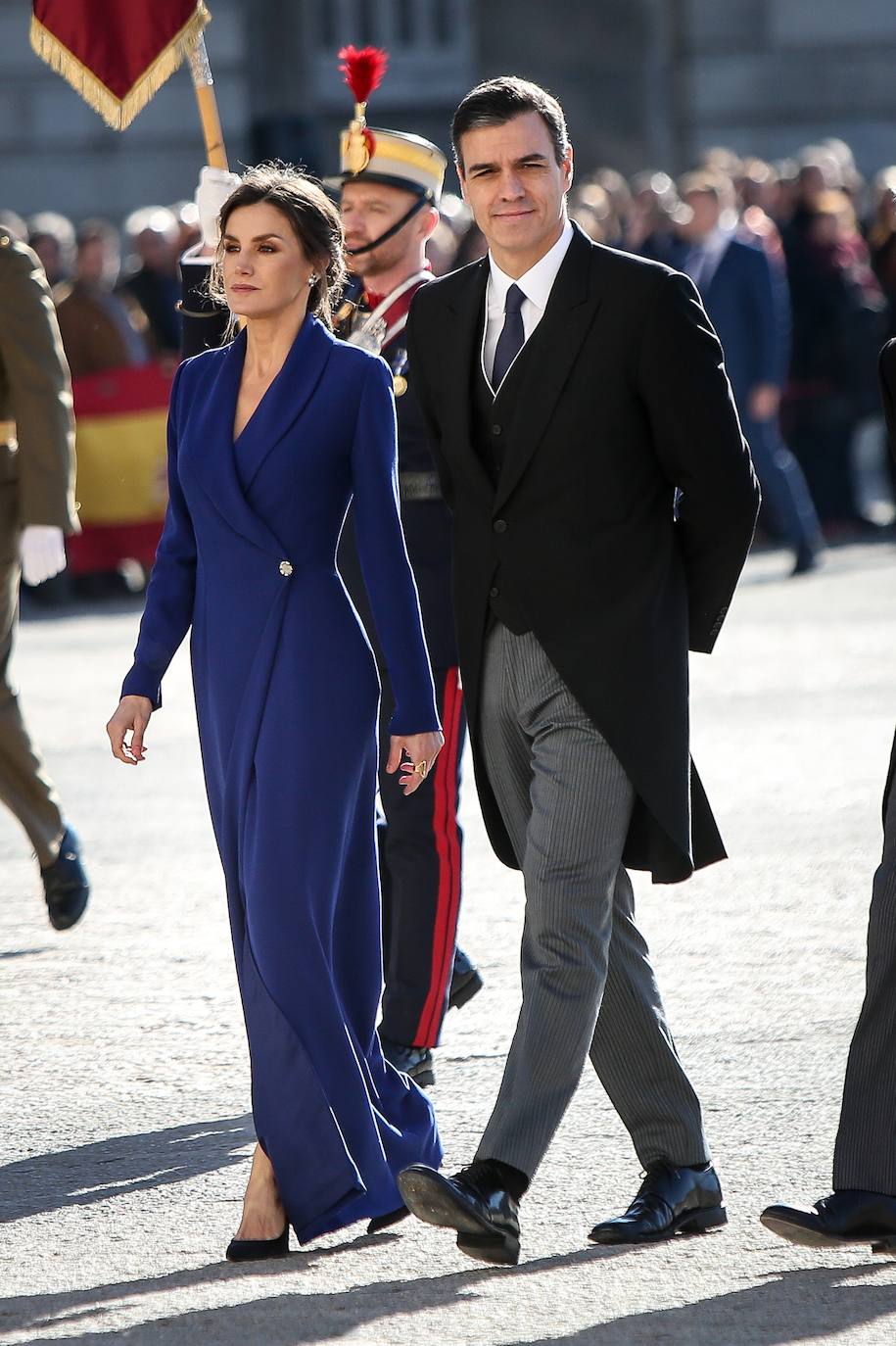 La Reina deslumbró durante la Pascua Militar con un favorecedor recogido bajo repleto de trenzas y con un toque despeinado, que podría convertirse en la mejor apuesta para los looks de invitada