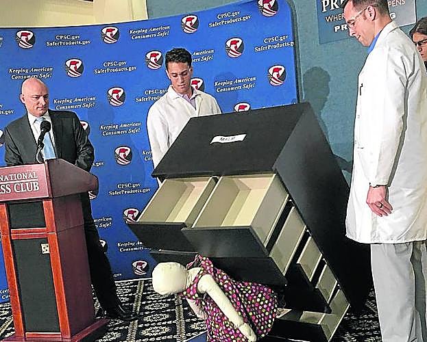 Demostración de un posible accidente.