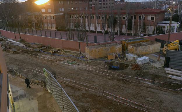 Obras paradas para la construcción del túnel de Pilarica. 