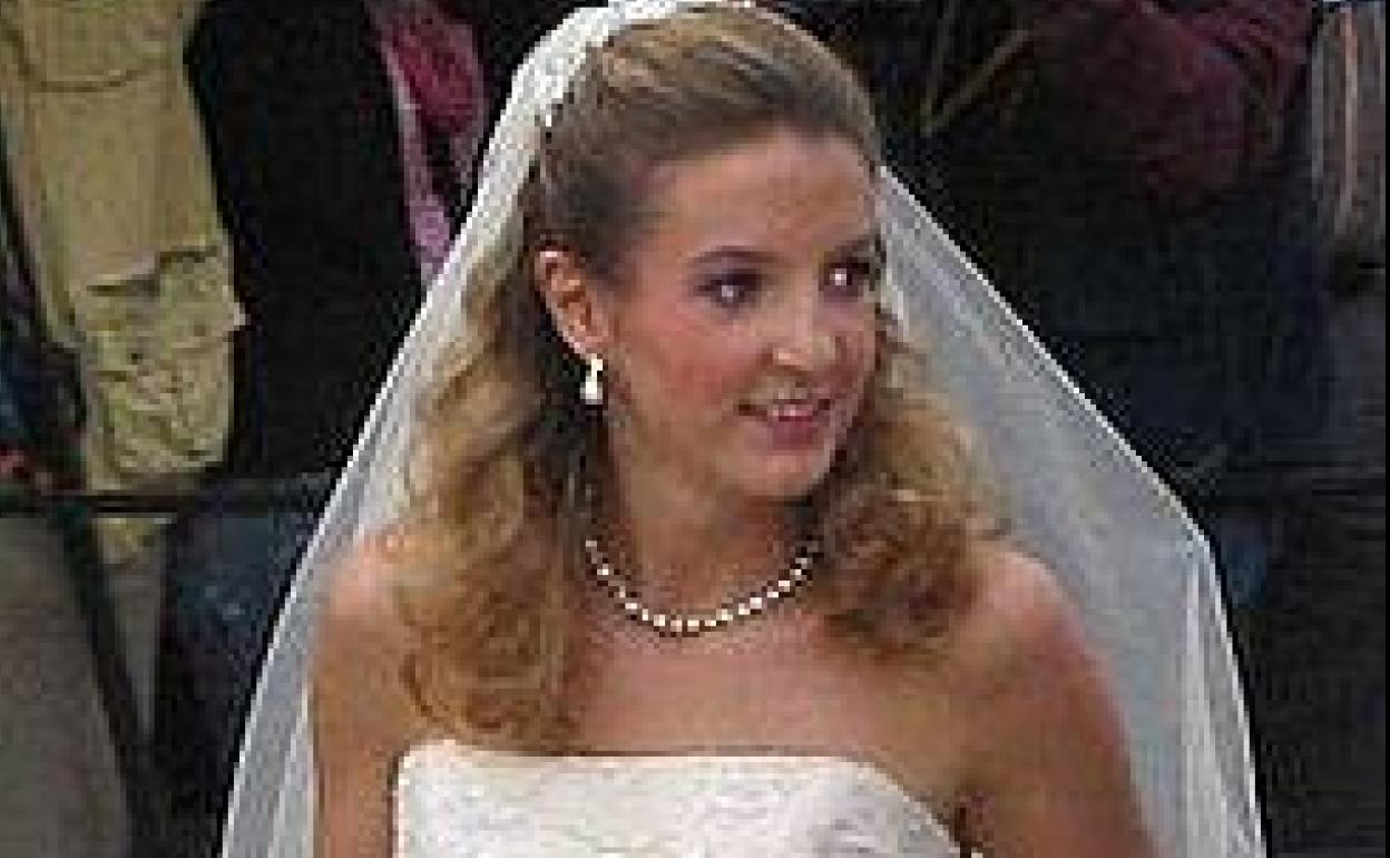 Tessy Antony, el día de su boda.