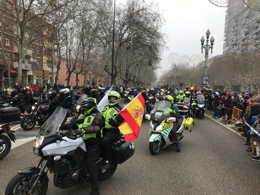 El desfile ha recorrido la ciudad llevando la concentración al corazón de Valladolid. 