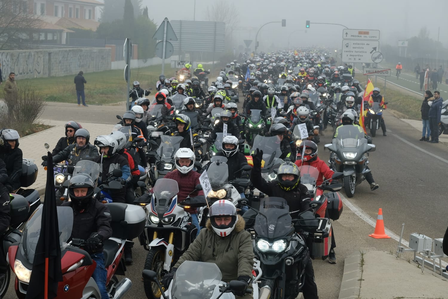 El desfile ha recorrido la ciudad llevando la concentración al corazón de Valladolid. 