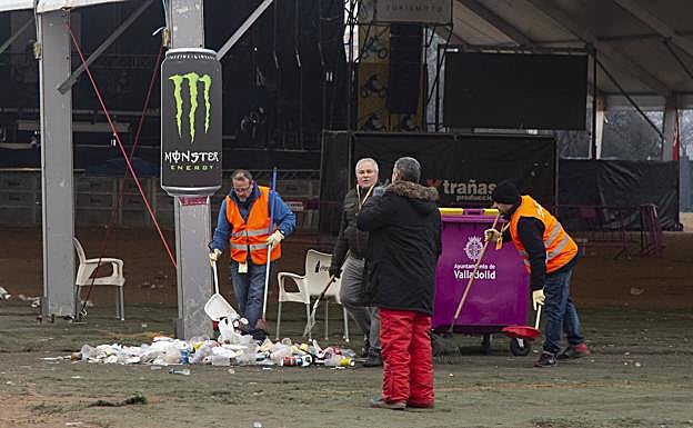 Empieza la tarea ingrata de dejar todo como estaba antes de comenzar. 