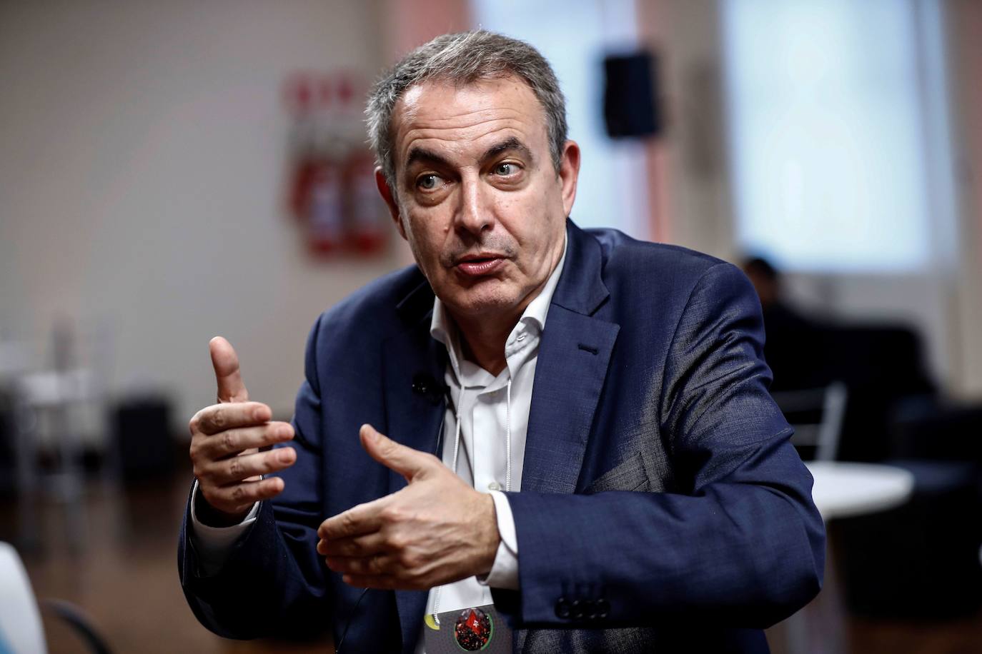 El expresidente del Gobierno José Luis Rodríguez Zapatero. . 