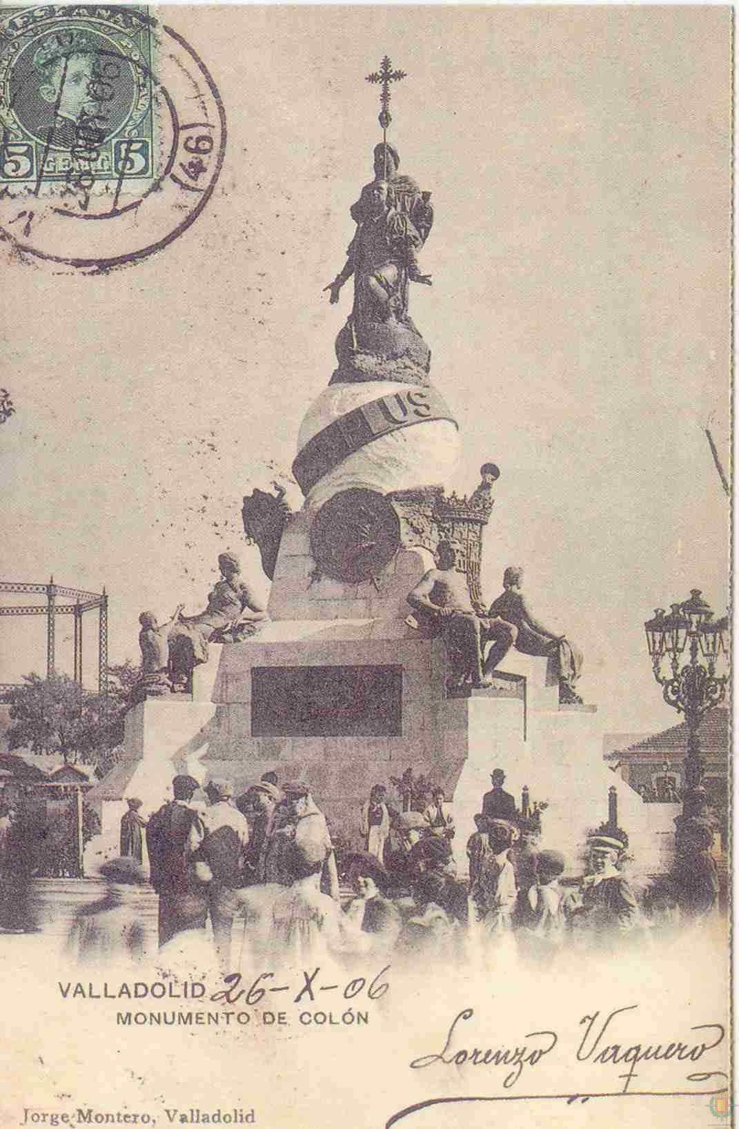 El 14 de septiembre de 1905, coincidiendo con el primer día de las ferias de Valladolid, se inauguraba definitivamente el monumento al descubridor de América.