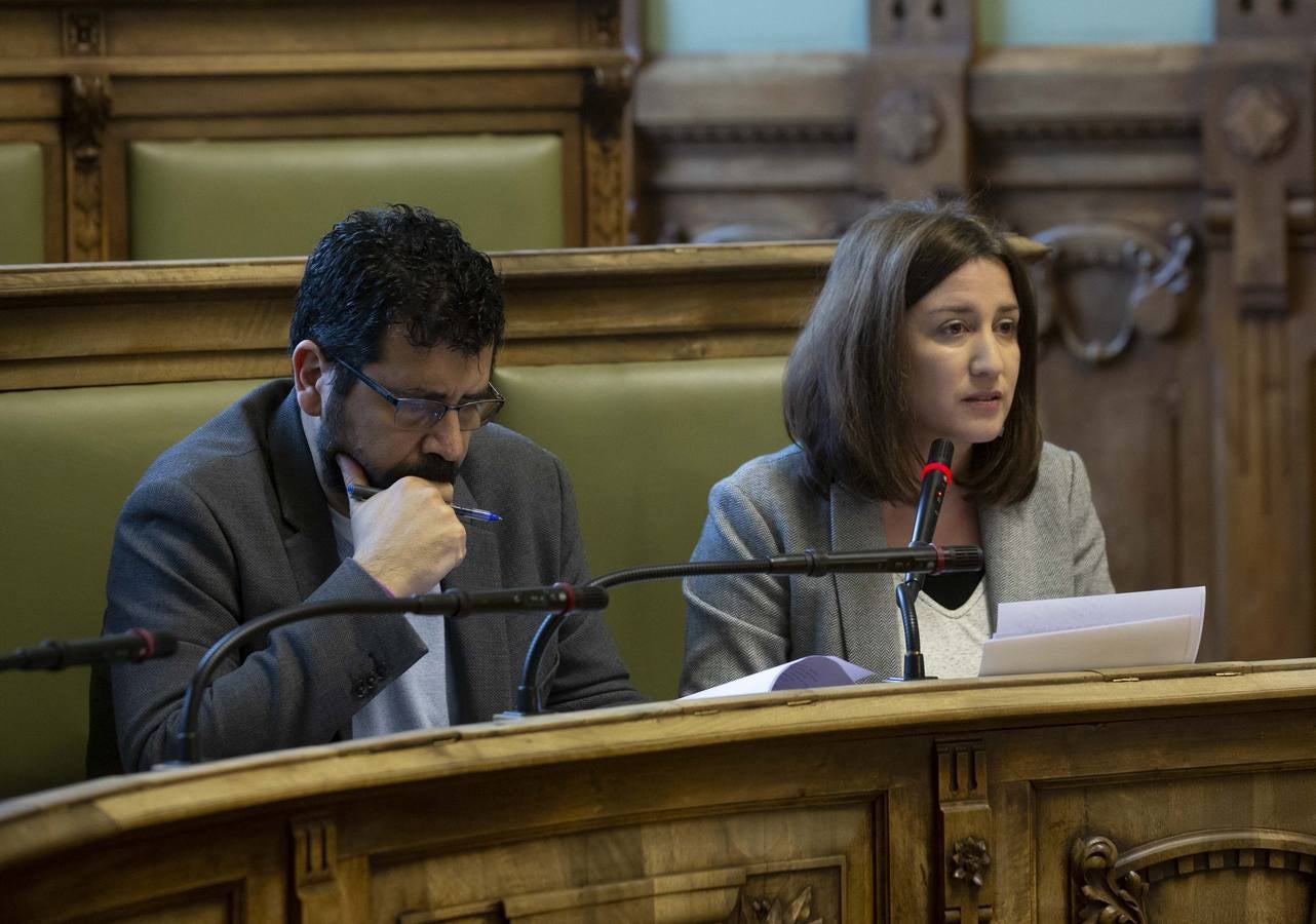 Fotos: Pleno en el Ayuntamiento de Valladolid