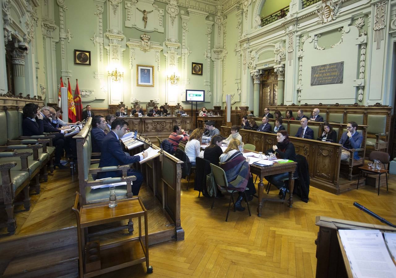 Fotos: Pleno en el Ayuntamiento de Valladolid