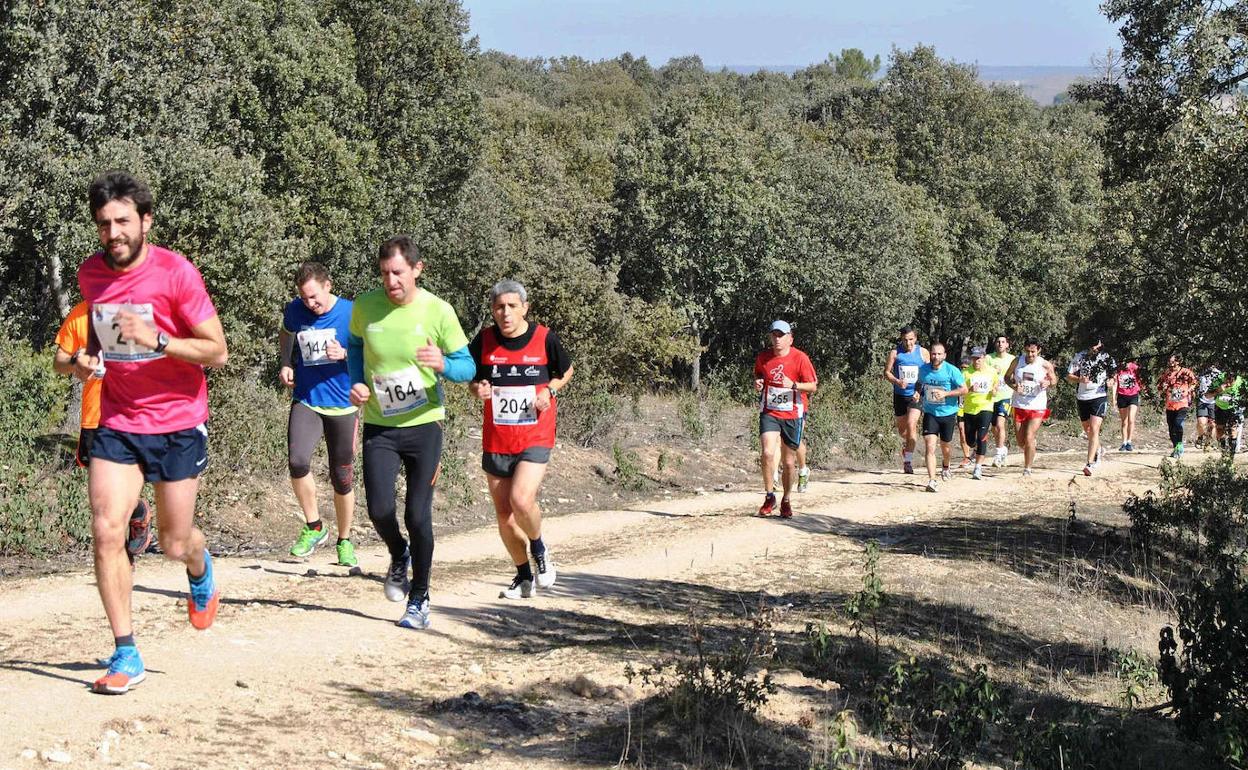 Momento de una anterior de una carrera celebrada en Muñoveros.