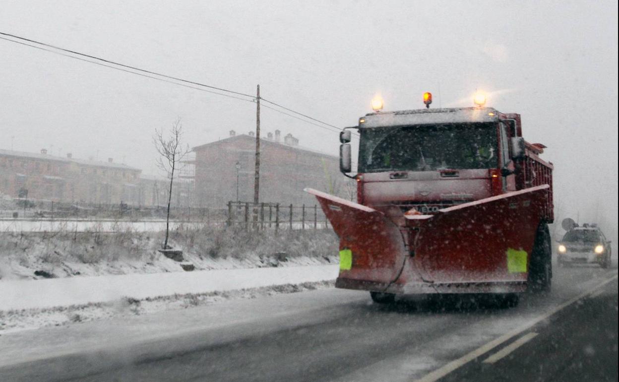 Activada la alerta por previsión de nevadas en León, Palencia y Burgos