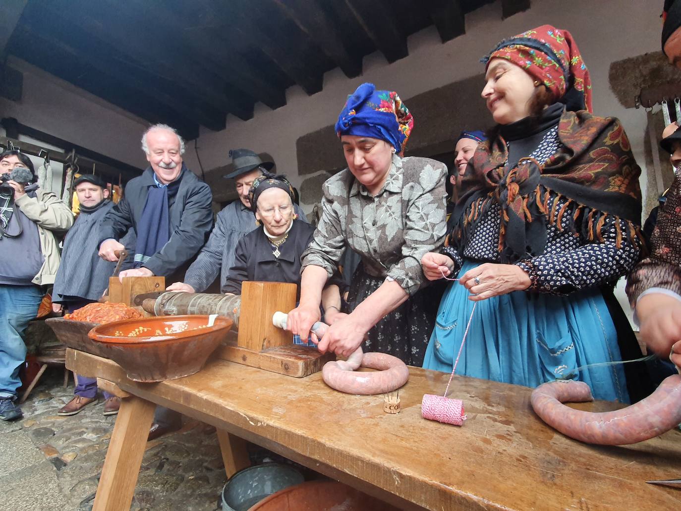 Fotos: La rifa del marrano de San Antón en La Alberca de Salamanca