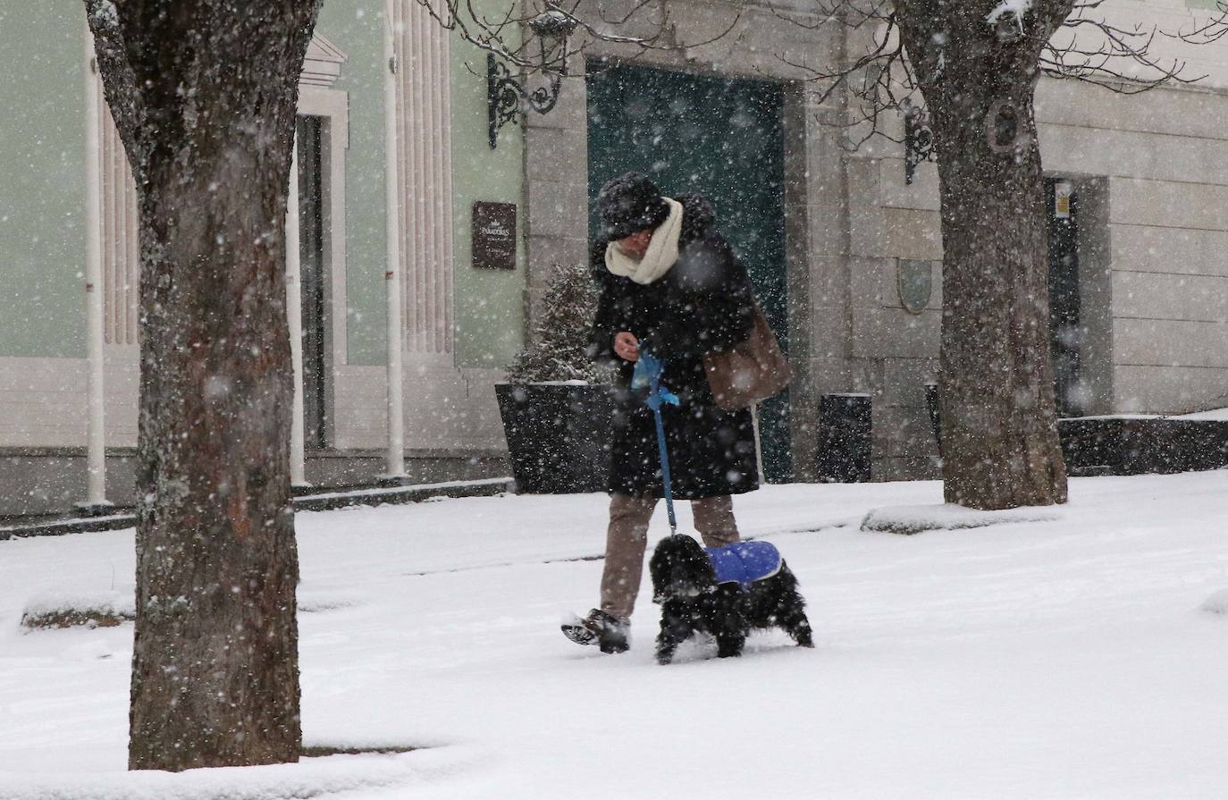 Nieve en la provincia de Segovia