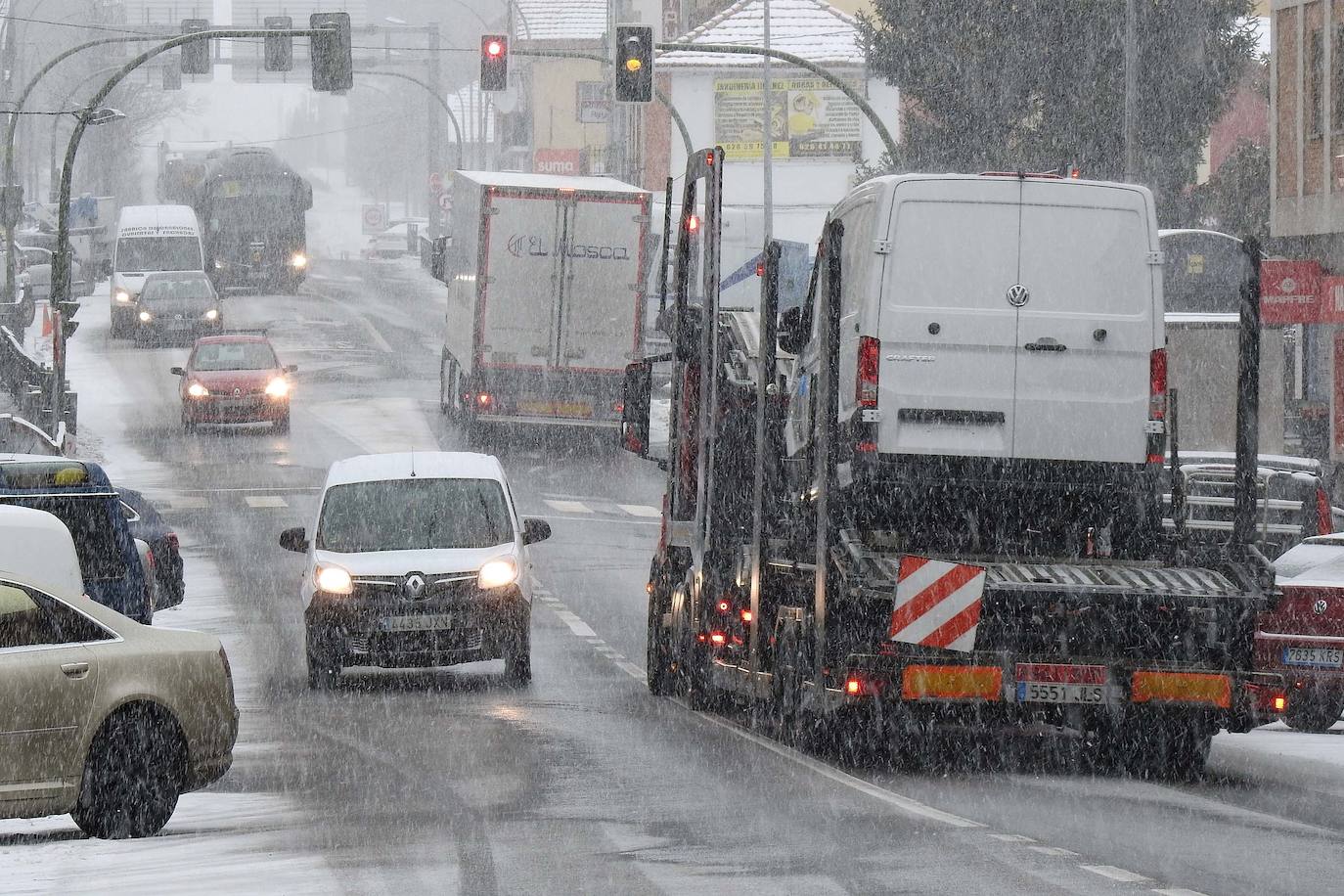 Nieve en la provincia de Segovia