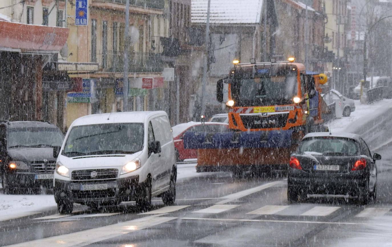 Nieve en la provincia de Segovia