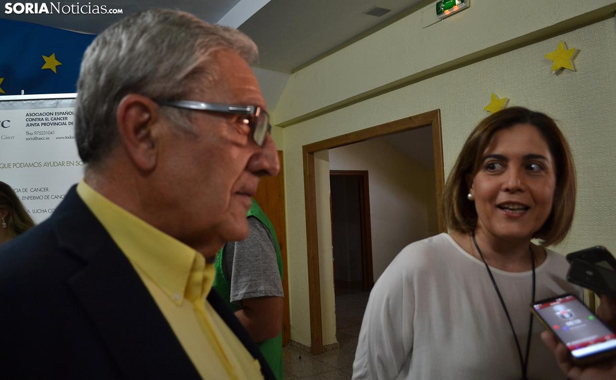 Jesús Aguarón López sustituye a Fernando Ligero como presidente de la Asociación Española Contra el Cáncer en Soria