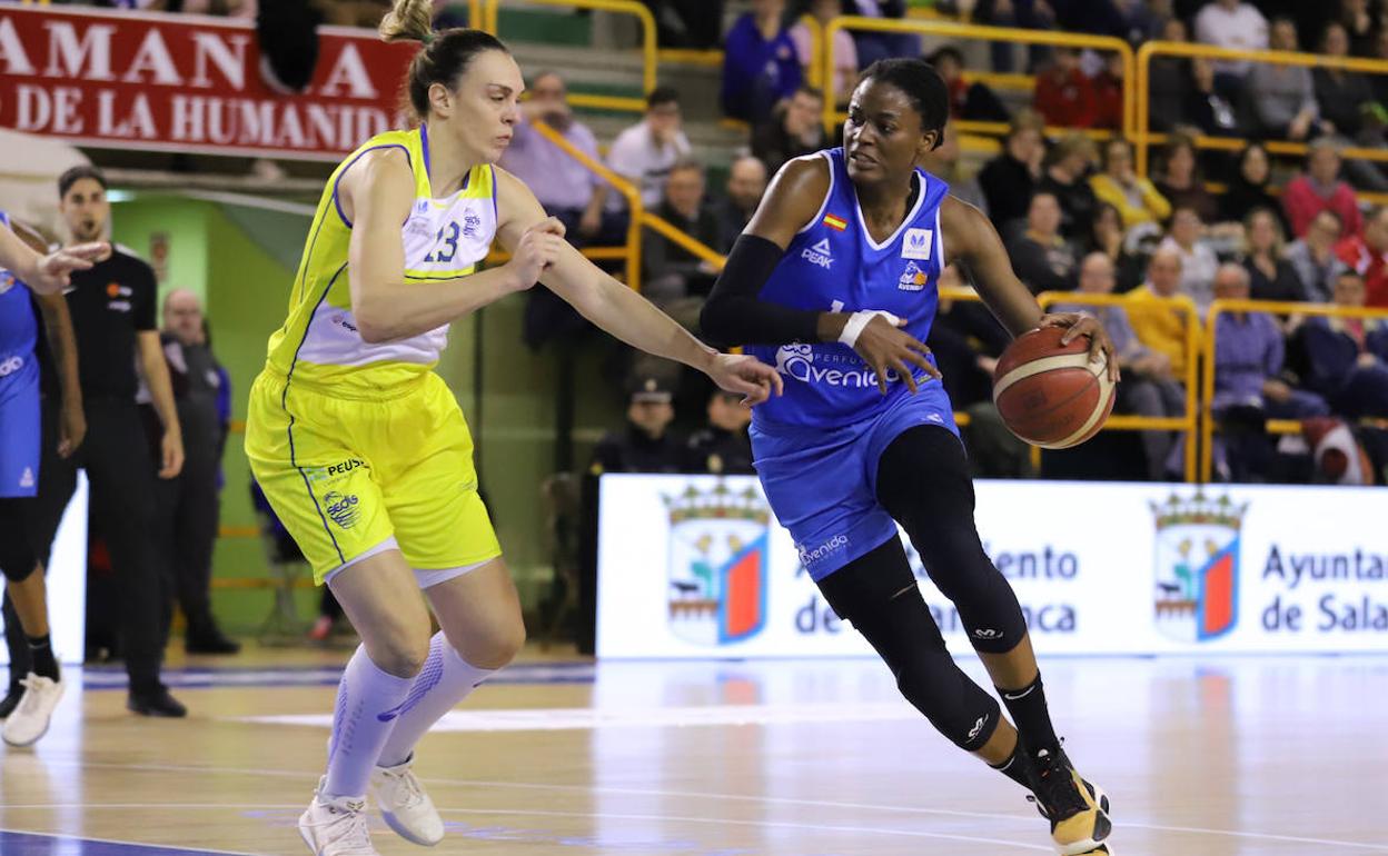 Temi Fagbenle ante el Cadí el sábado. 