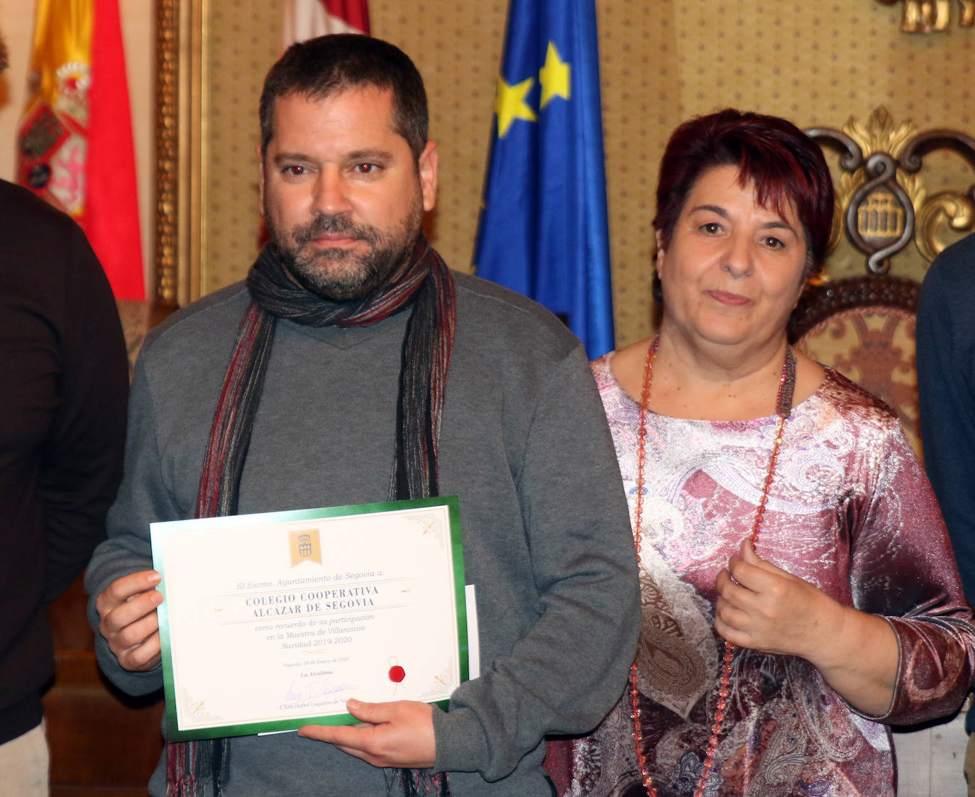 Entrega de premios del concurso de belenes y la muestra de villancicos. DE TORRE