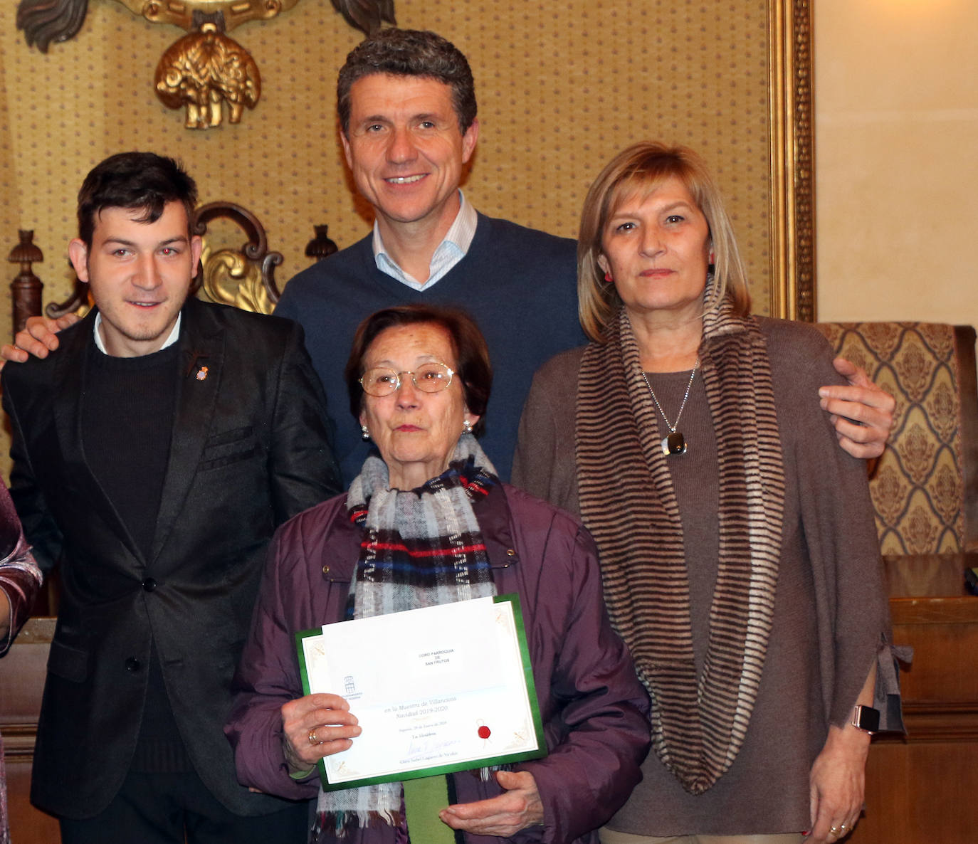 Entrega de premios del concurso de belenes y la muestra de villancicos. DE TORRE