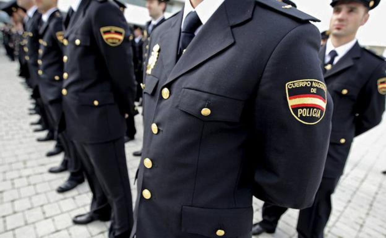Imagen de archivo de agentes de la Policía Nacional