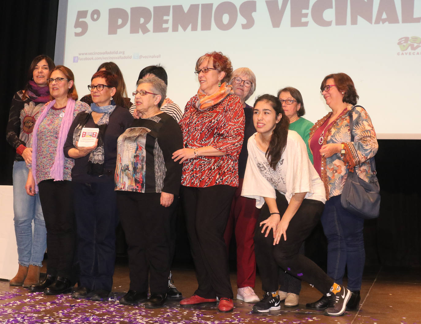 El centro cívico Bailarín Vicente Escudero ha acogido hoy la gala de los galardones Antonio Machado, que entrega la Federación Vecinal de Valladolid, asociación que este 2020 celebra su 40 aniversario.