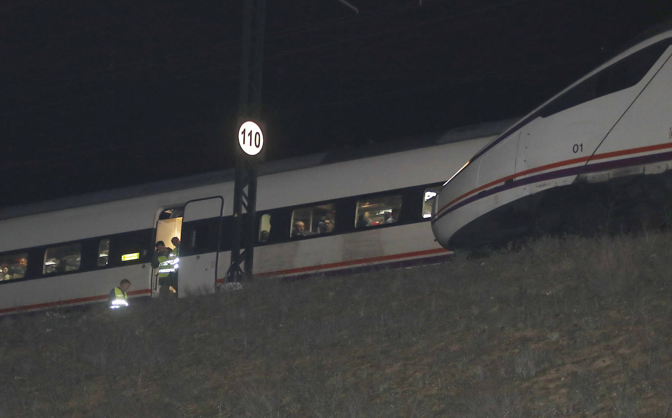 Descarrila un tren en Palencia sin causar heridos. 