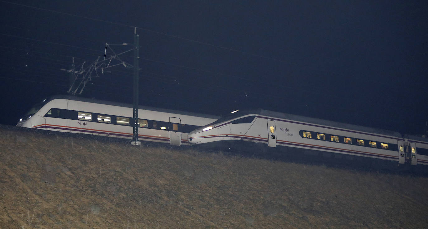 Descarrila un tren en Palencia sin causar heridos. 