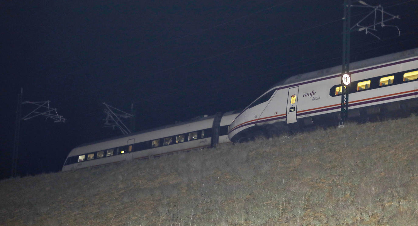 Descarrila un tren en Palencia sin causar heridos. 