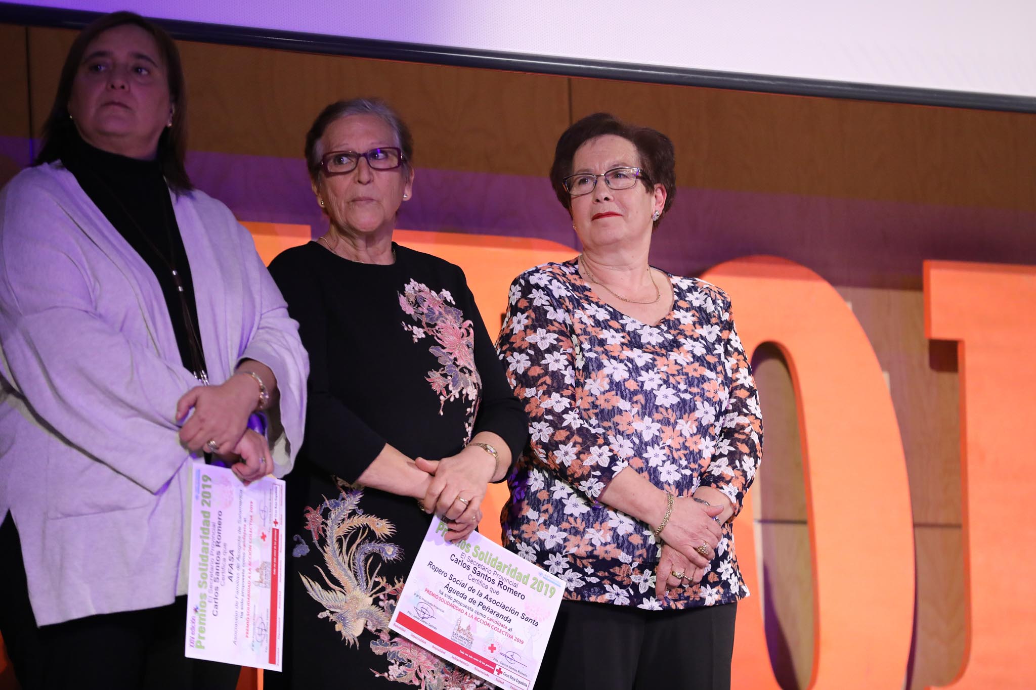 Cruz Roja Salamanca celebró ayer una accidentada XXIV edición de sus Premios Solidaridad. La gala, que fue interrumpida por una alerta de incendio que se quedó en un susto, fue presentada por el periodista y presentador de televisión Javier Gallego.