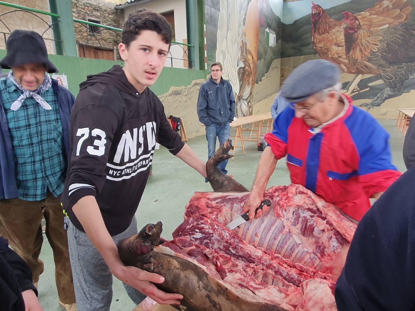 Garcibuey, Madroñal y San Esteban de la Sierra acogieron ayer esta celebración convertida en fiesta.