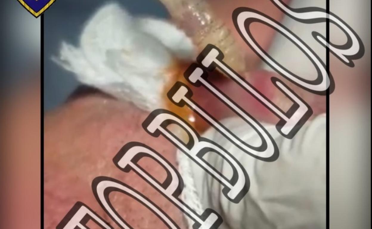 La Policía revela la verdad del vídeo viral sobre el bicho que aparece al beber en una lata