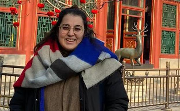 Cristina García, una soriana en cuarentena en China: «Nos toman la temperatura en todos los lugares públicos»