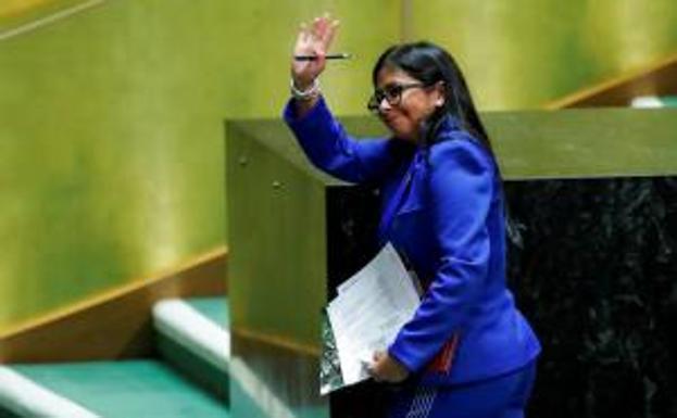 Delcy Rodríguez, número dos del régimen de Maduro. 