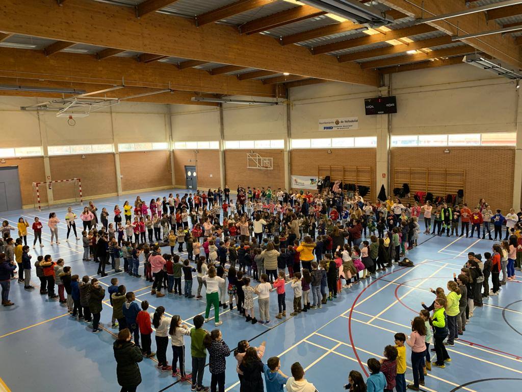 Día de la paz en el colegio Gonzalo de Berceo de Valladolid.