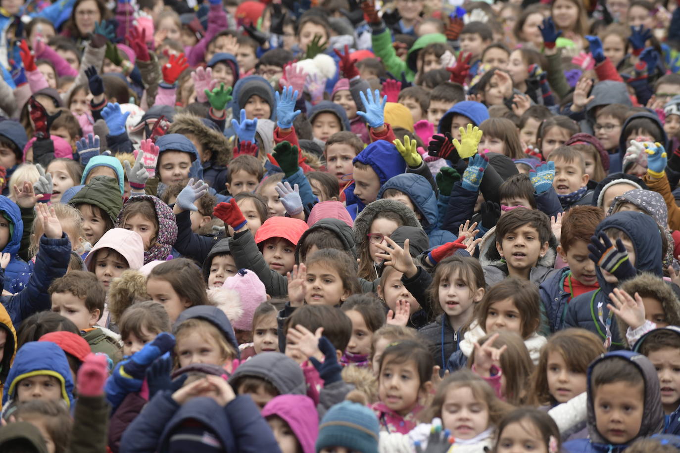 Celebración del Día de la Paz en La Victoria.