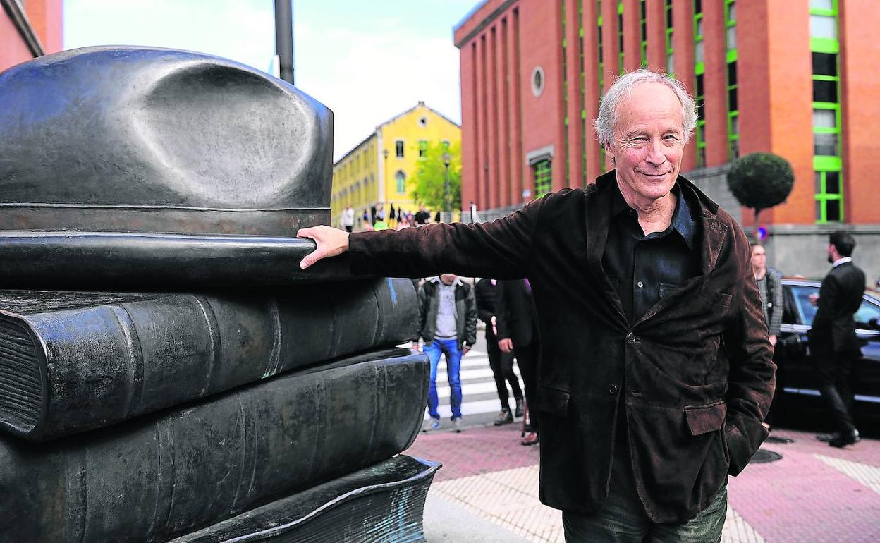 Richard Ford, en Oviedo en 2016, donde recibió el premio Princesa de Asturias.